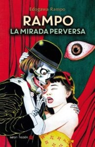 Ilustración o fotografía evocadora de Edogawa Rampo — la mirada del escritor del eroguro japonés